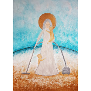 Saint Mum, original painting by Beata Dagiel