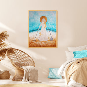 Saint Mum, original painting by Beata Dagiel