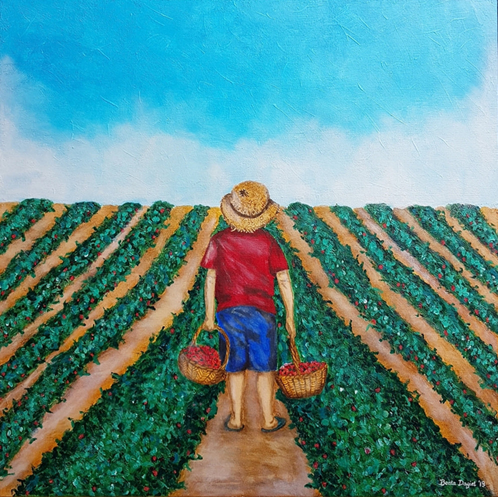 Strawberry Kid, Hight Quality Print by Beata Dagiel